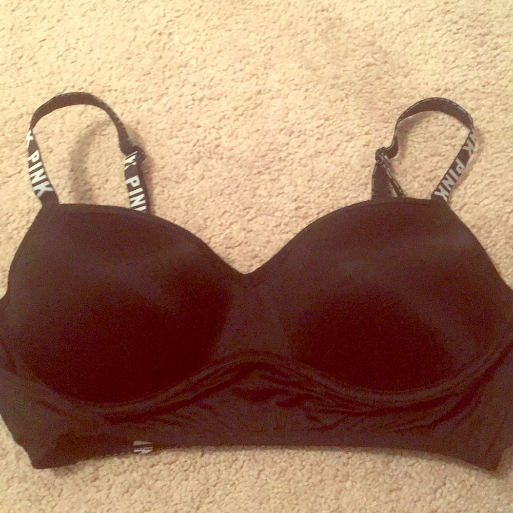 Pink bra